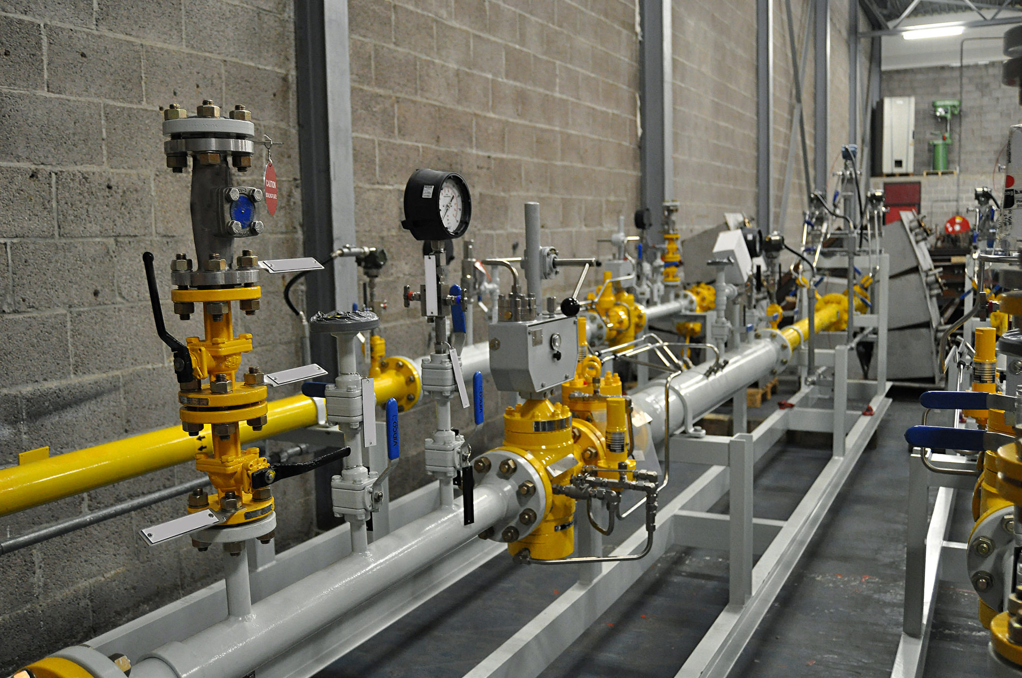 Gas pressure reducing stations de Jong